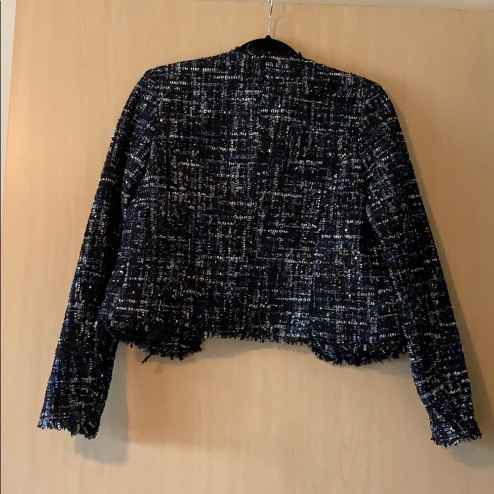 Bagatelle Metallic Women’s Tweed Jacket - Picture 5 of 5